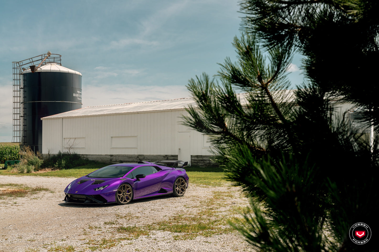 Vossen EVO-3R Wheel Set for Lamborghini Huracan - 20 Inch - Bronzino