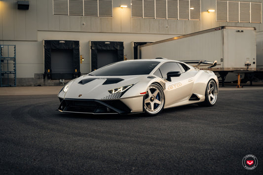 Vossen GEN-01 (3-Piece) Wheel Set for Lamborghini Huracan - 20 Inch - Gloss Clear brushed