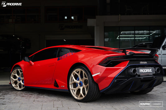 Vossen NL4 Wheel Set for Lamborghini Huracan - 20 Inch - Patina Gold