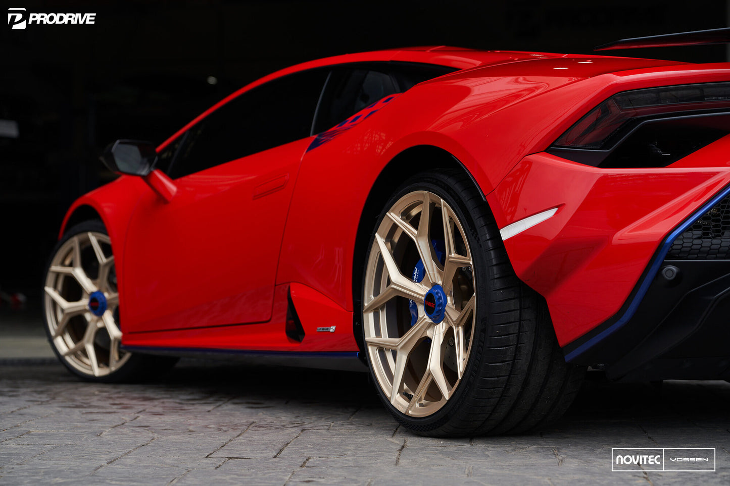 Vossen NL4 Wheel Set for Lamborghini Huracan - 20 Inch - Patina Gold