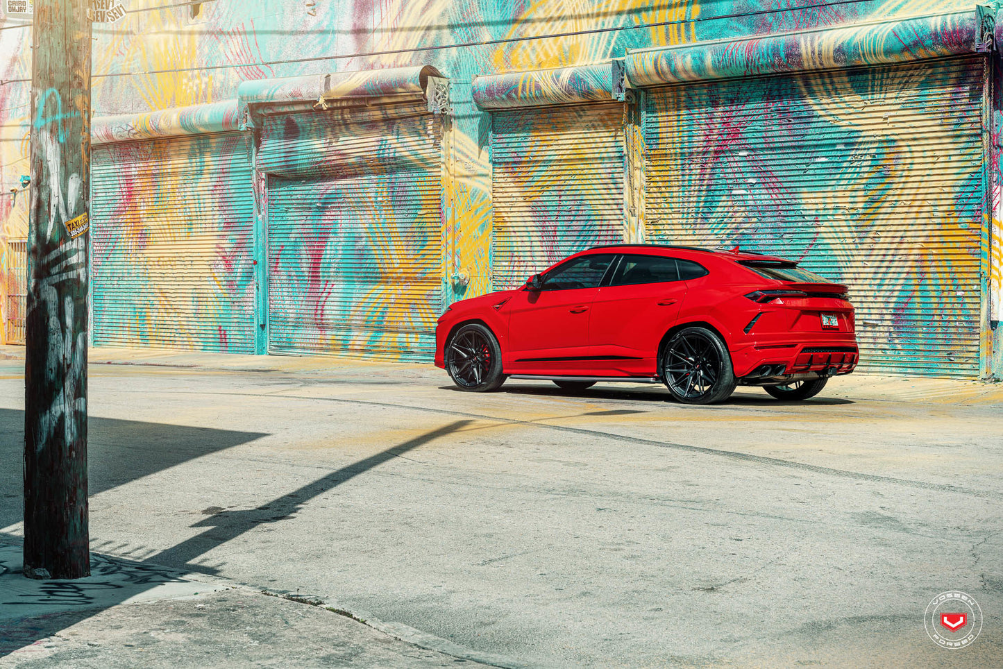 Vossen EVO-5 Wheel Set for Lamborghini Urus - 23 Inch - Satin Black