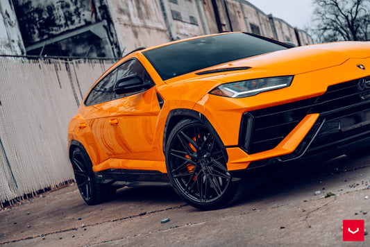 Vossen HF-7 Wheel Set for Lamborghini Urus - 23 Inch - Gloss Black