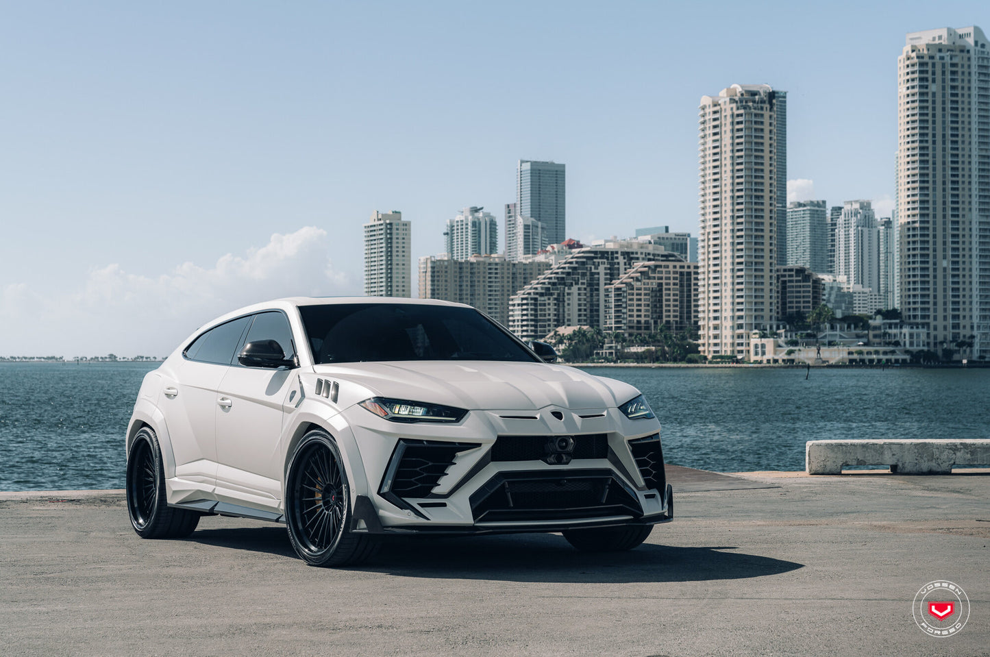 Vossen S17-04 (3-Piece) Wheel Set for Lamborghini Urus - 24 Inch - Gloss Black