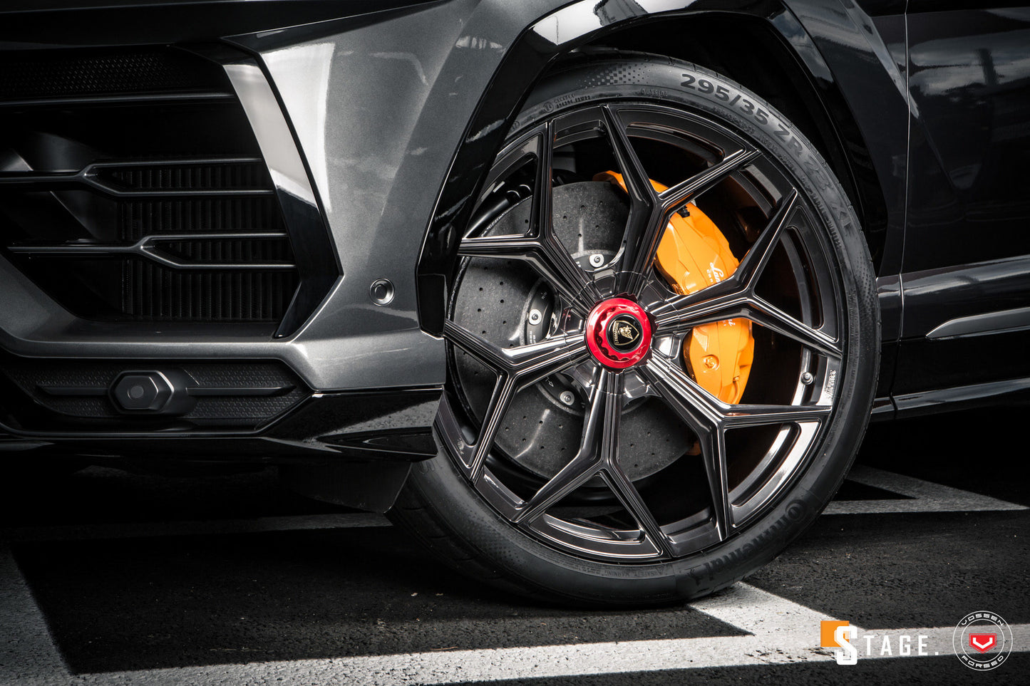 Vossen NL4 Wheel Set for Lamborghini Urus - 23 Inch - Midnight Smoke
