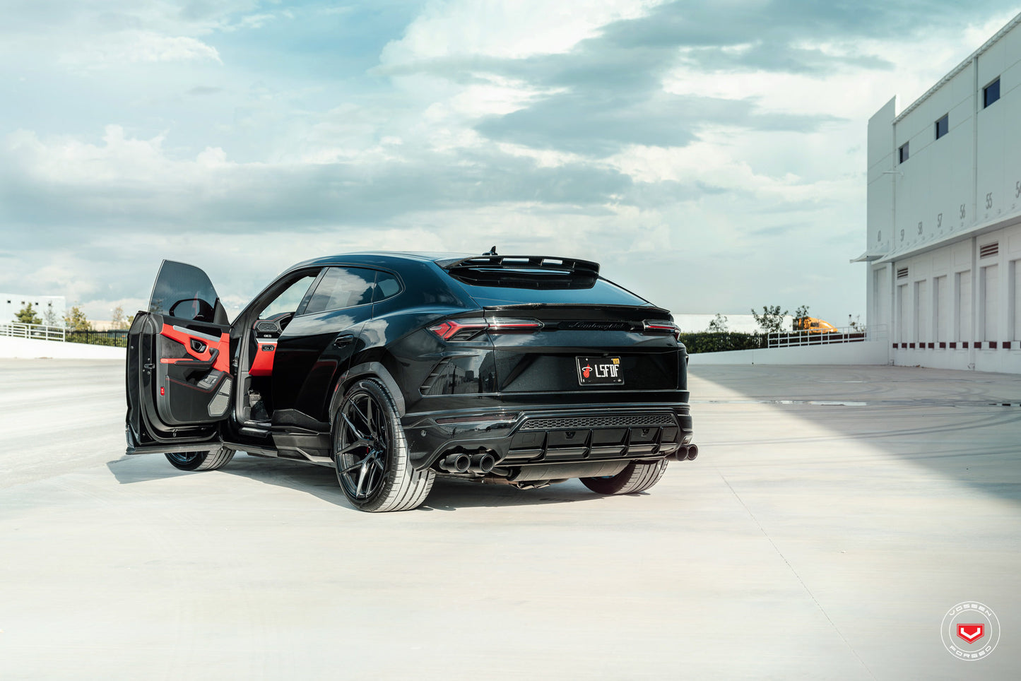 Vossen S21-01 Wheel Set for Lamborghini Urus - 23 Inch - Gloss Black