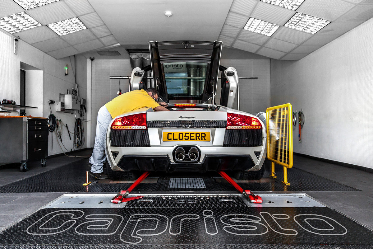 Capristo Lamborghini Murcielago LP640 - Racing Valved Exhaust w/ Headers, Sport Cats, and Ceramic Coated Tips - view 11