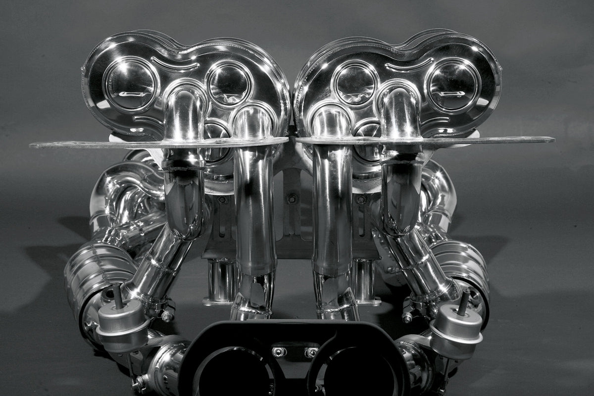 Capristo Lamborghini Murcielago LP640 - Racing Valved Exhaust w/ Headers, Sport Cats, and Ceramic Coated Tips - view 3