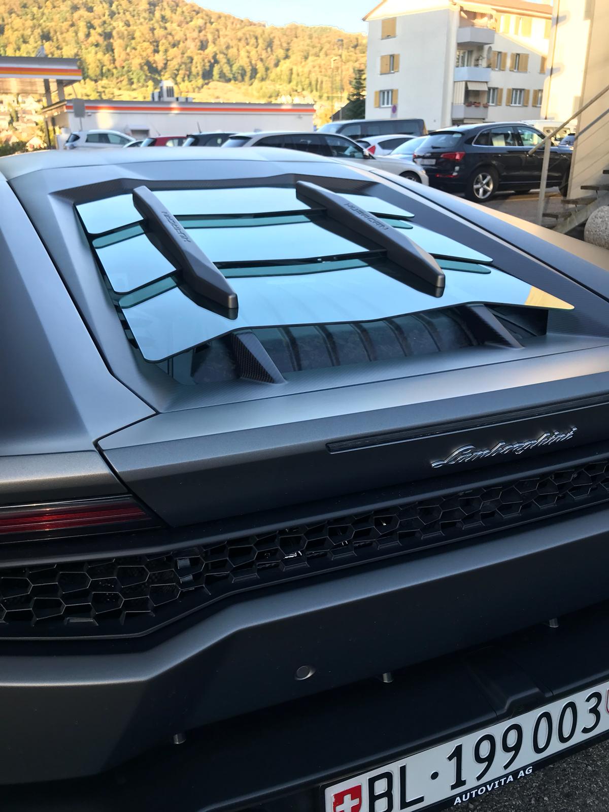 Capristo Lamborghini Huracan - Carbon Fiber + Glass Bonnet (No Scoops)