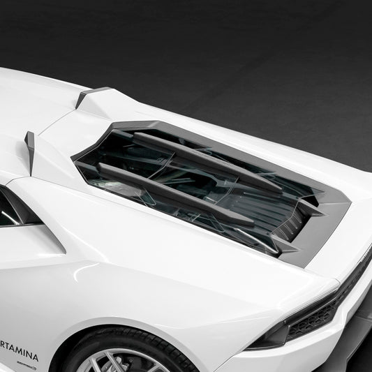 Capristo Lamborghini Huracan - Carbon Fiber + Glass Bonnet (With Scoops)