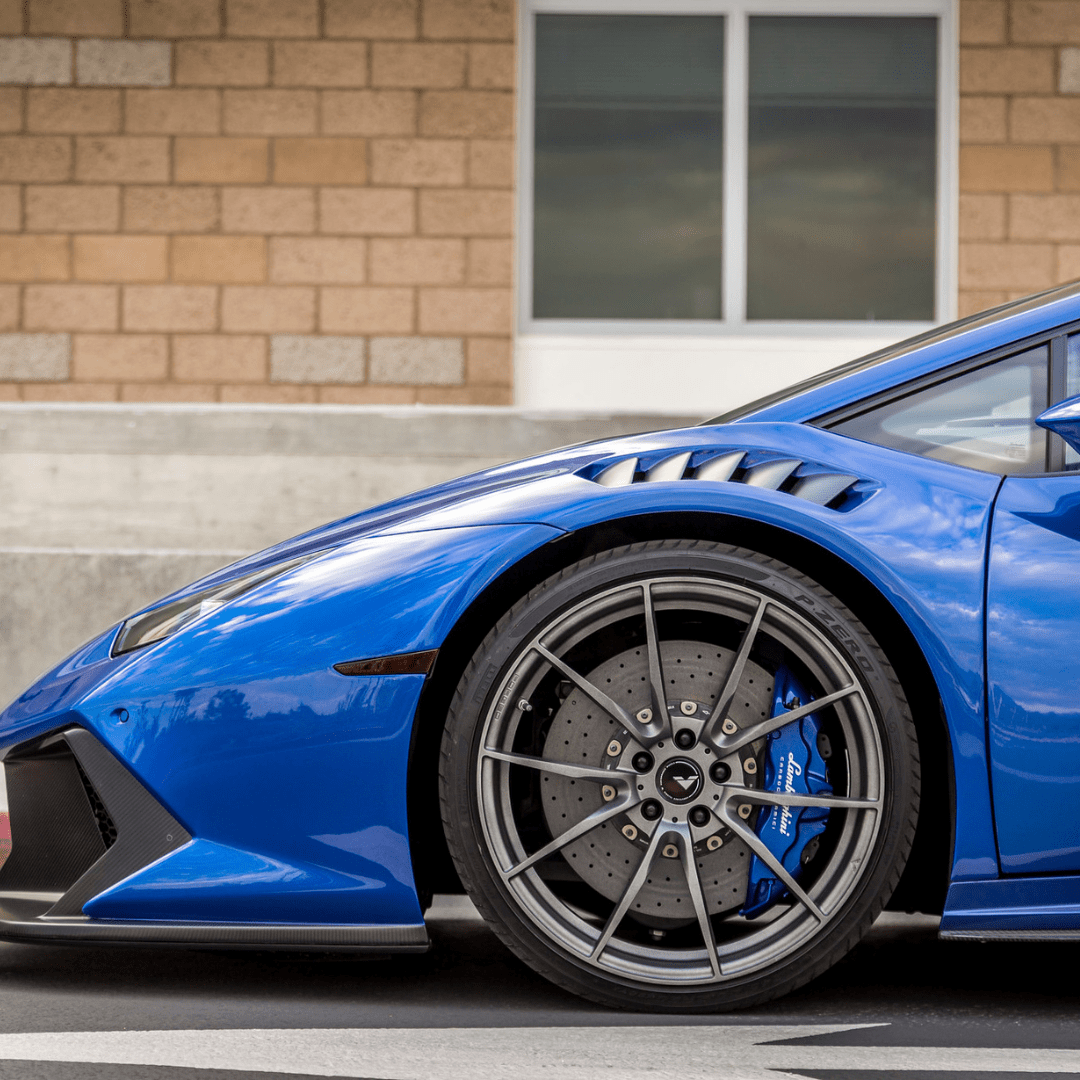 Vorsteiner Lamborghini Huracan Novara Edizione Aero Front Fenders w/Integrated Vents and Splash Shields (2x2 Gloss Carbon)