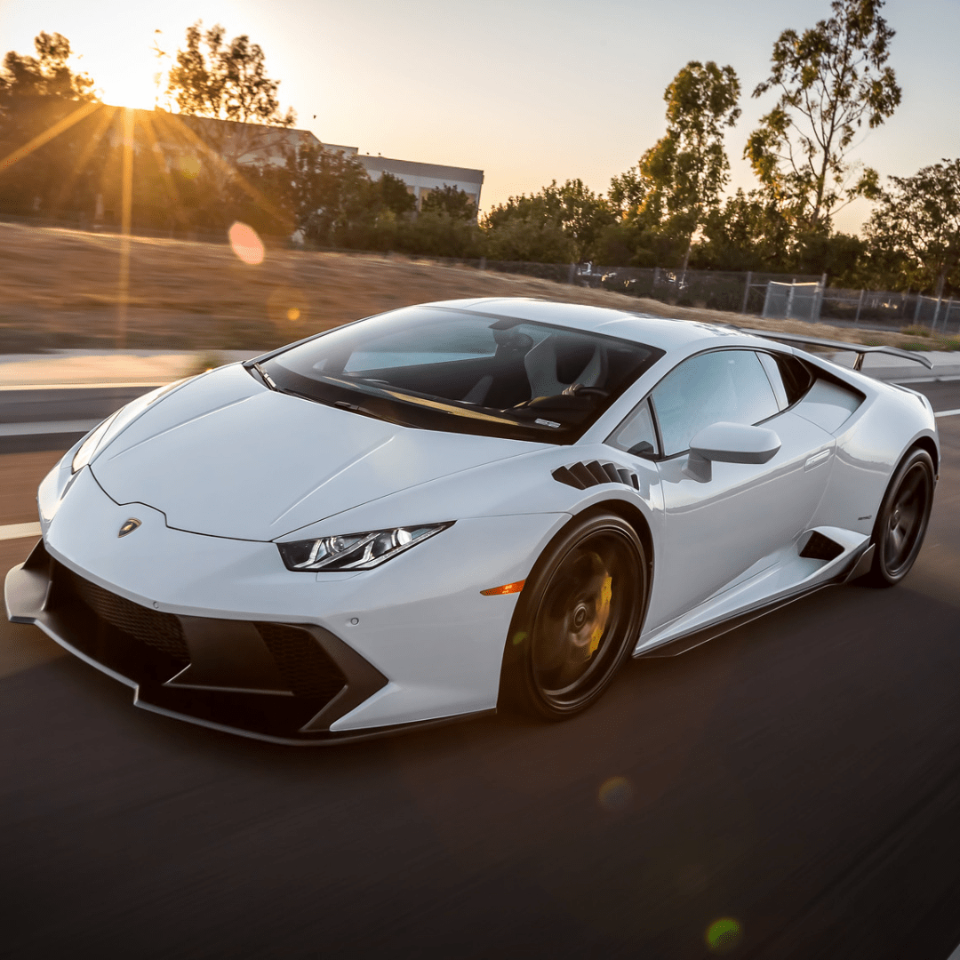 Vorsteiner Lamborghini Huracan Novara Edizione Aero Front Fenders w/Integrated Vents and Splash Shields (2x2 Gloss Carbon)