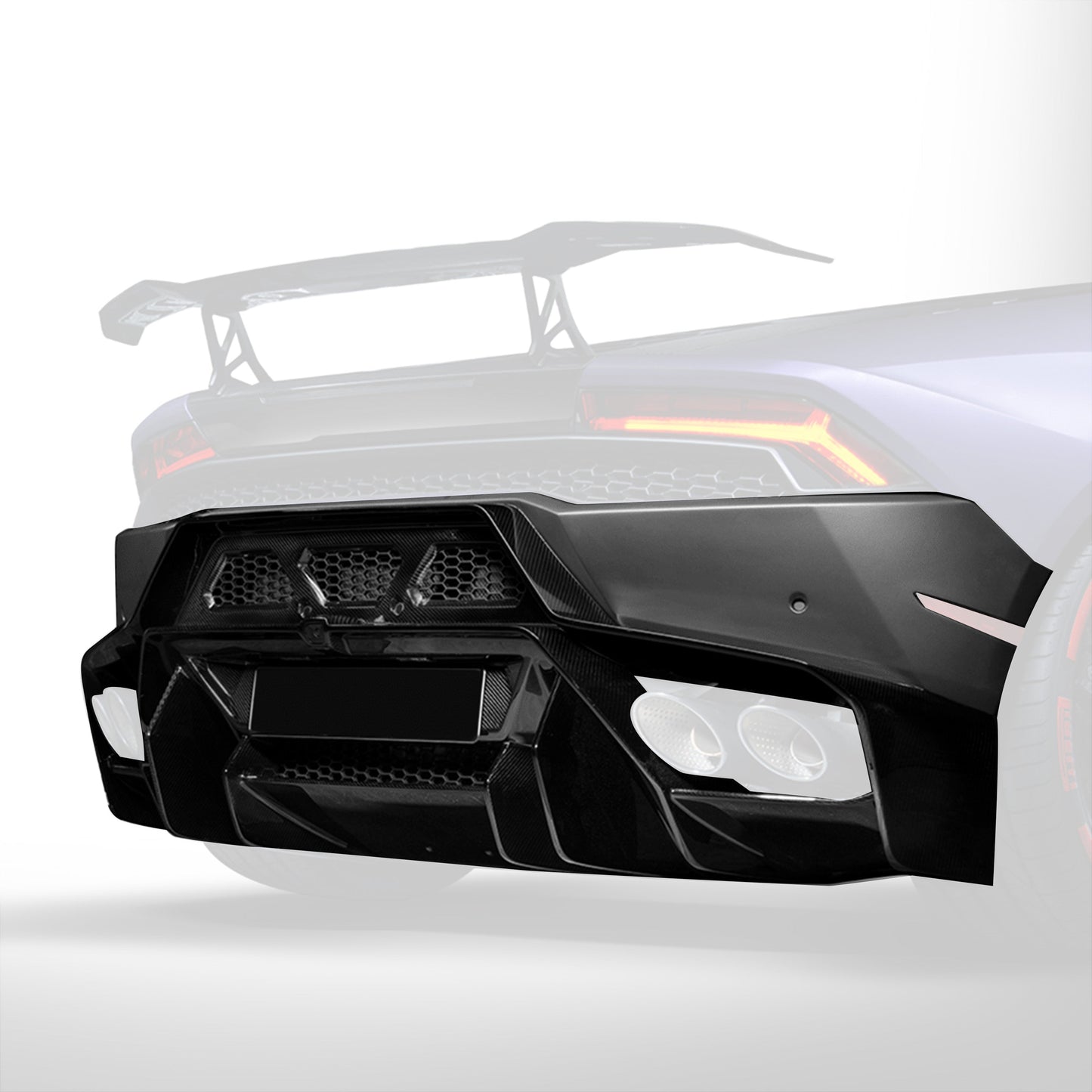 Vorsteiner Lamborghini Huracan Novara Edizione Aero Rear Bumper w/ Rear Diffuser