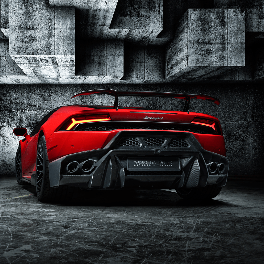 Vorsteiner Lamborghini Huracan Novara Edizione Aero Rear Bumper w/ Rear Diffuser