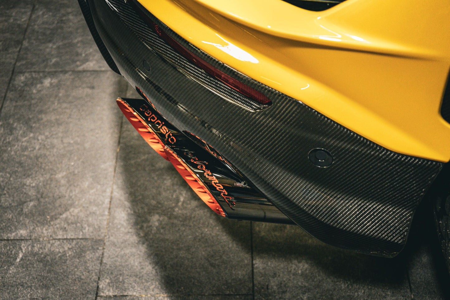Capristo Lamborghini Urus Performante - Valved Exhaust, MidSilencer Spare + Wicrom "Performante" Tips (OE Actuators)