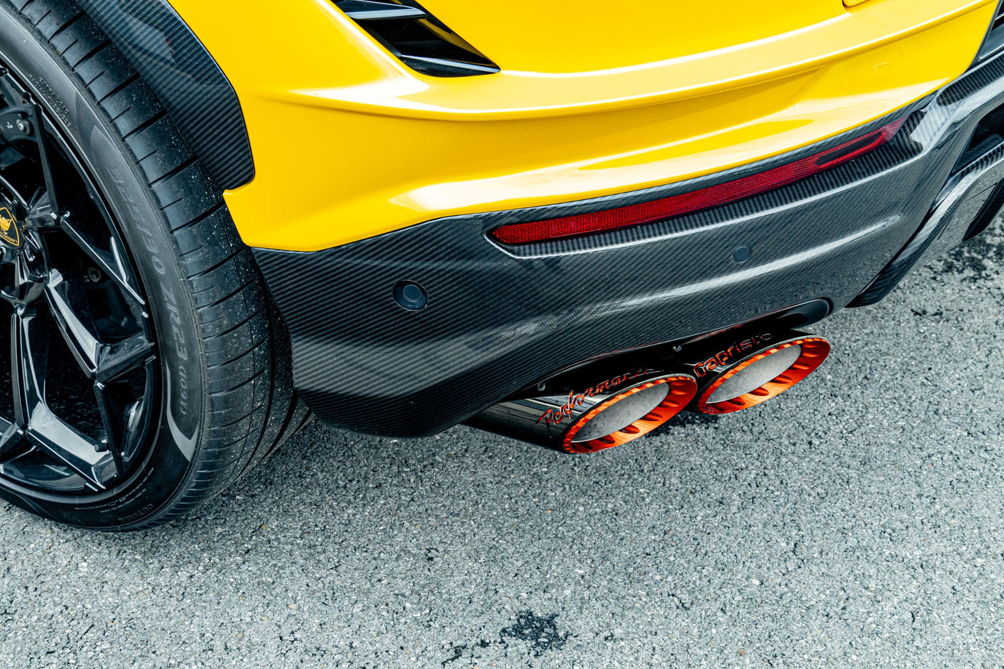 Capristo Lamborghini Urus Performante - Valved Exhaust, MidSilencer Spare + Wicrom Tips (OE Actuators)