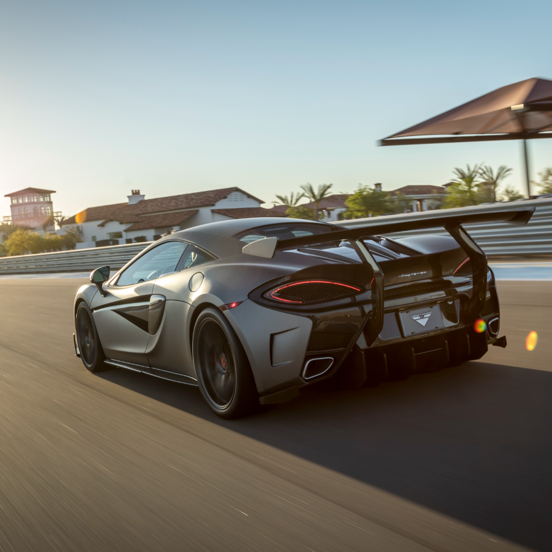 Vorsteiner Mclaren 570S VX Aero Wing Blade Carbon Fiber w/ Carbon Fiber Uprights