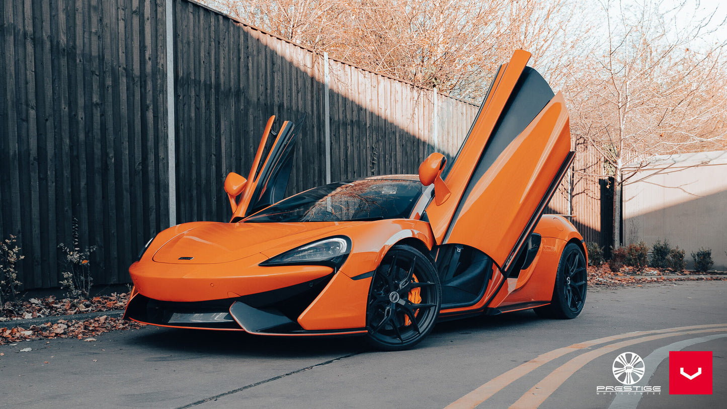 Vossen HF-5 Wheel Set for McLaren 570S - 20 Inch - Satin Black