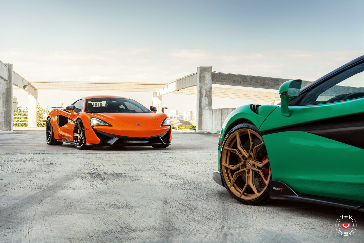 Vossen M-X5 Wheel Set for McLaren 570S - 20 Inch - Midnight Smoke