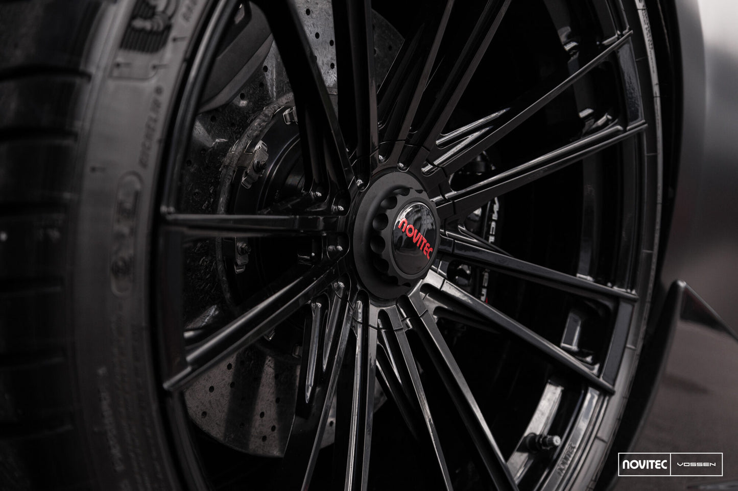 Vossen MC3 Wheel Set for McLaren 600LT - 20 Inch - Gloss Black
