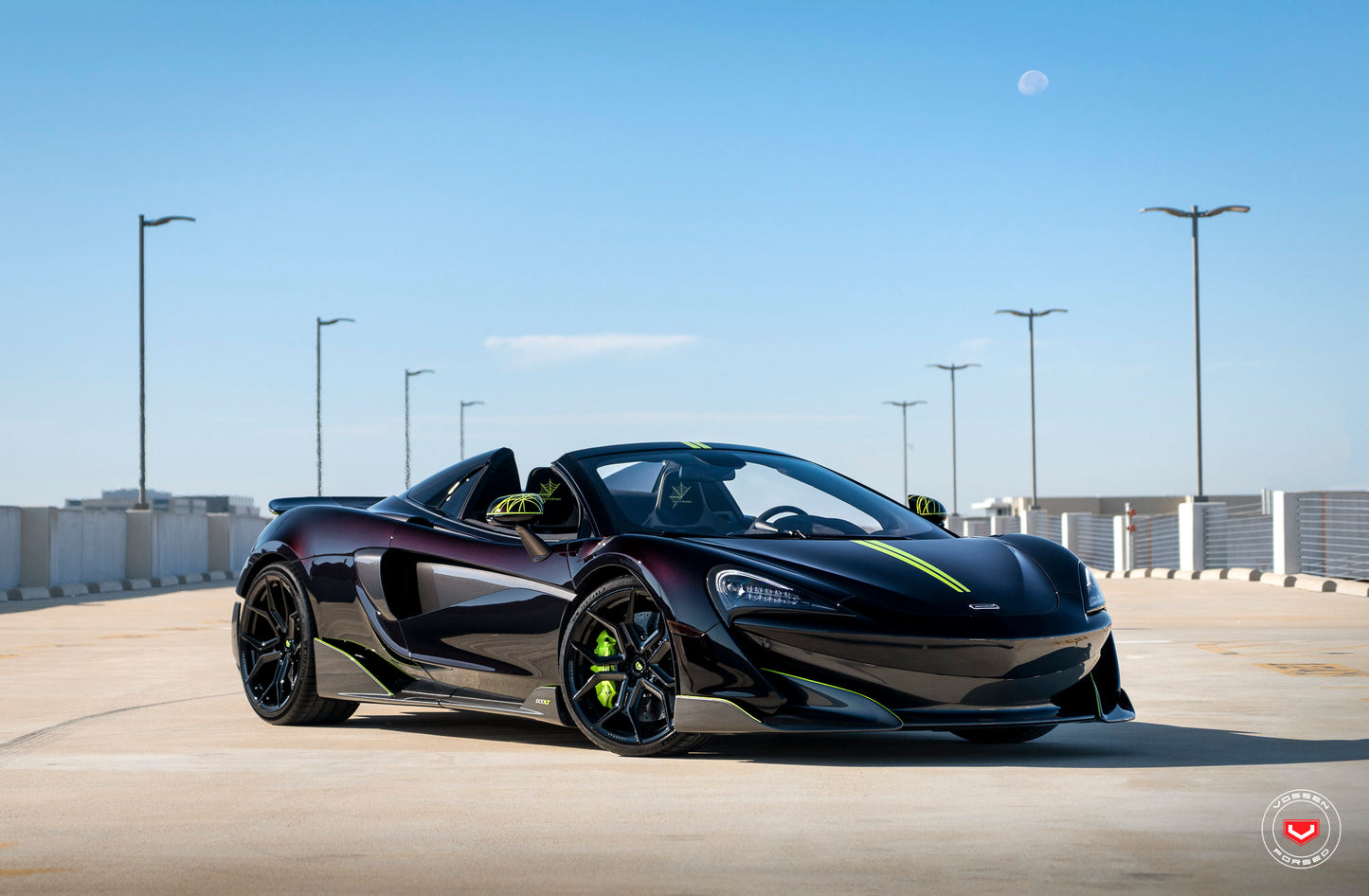 Vossen EVO-3 Wheel Set for McLaren 600LT - 20 Inch - Gloss Black