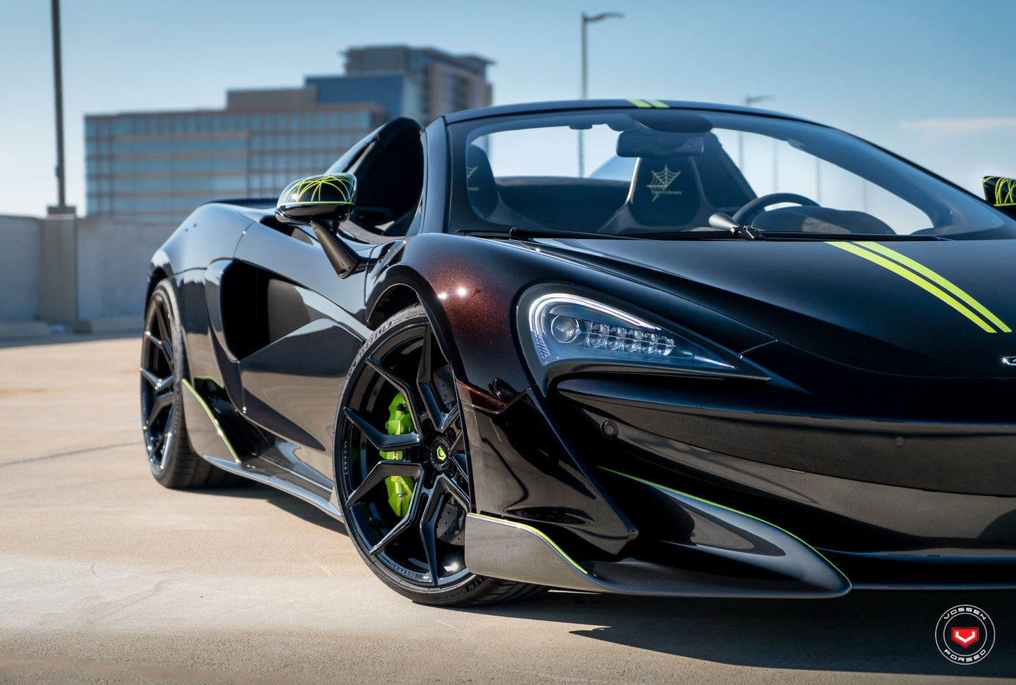Vossen EVO-3 Wheel Set for McLaren 600LT - 20 Inch - Gloss Black