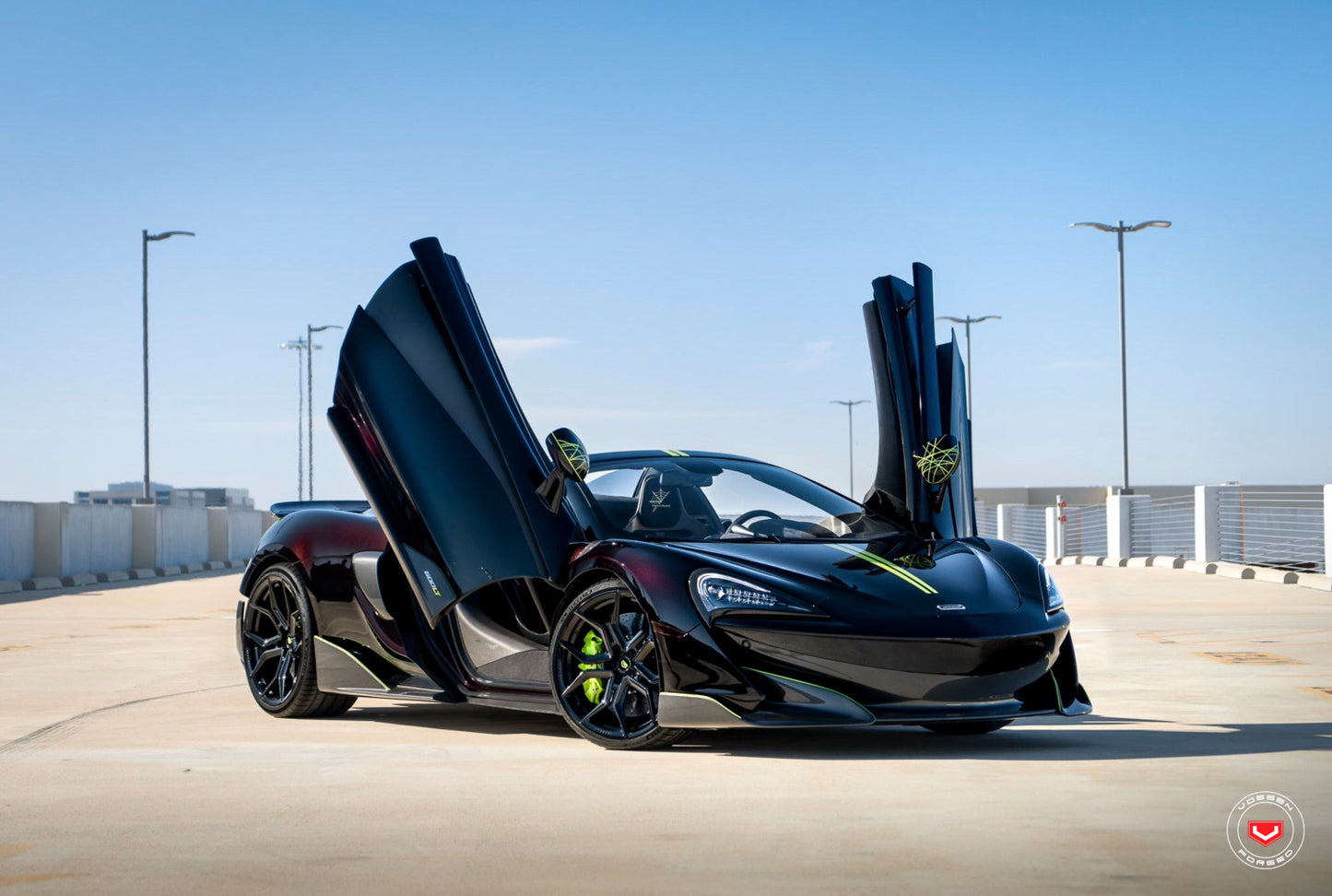 Vossen EVO-3 Wheel Set for McLaren 600LT - 20 Inch - Gloss Black