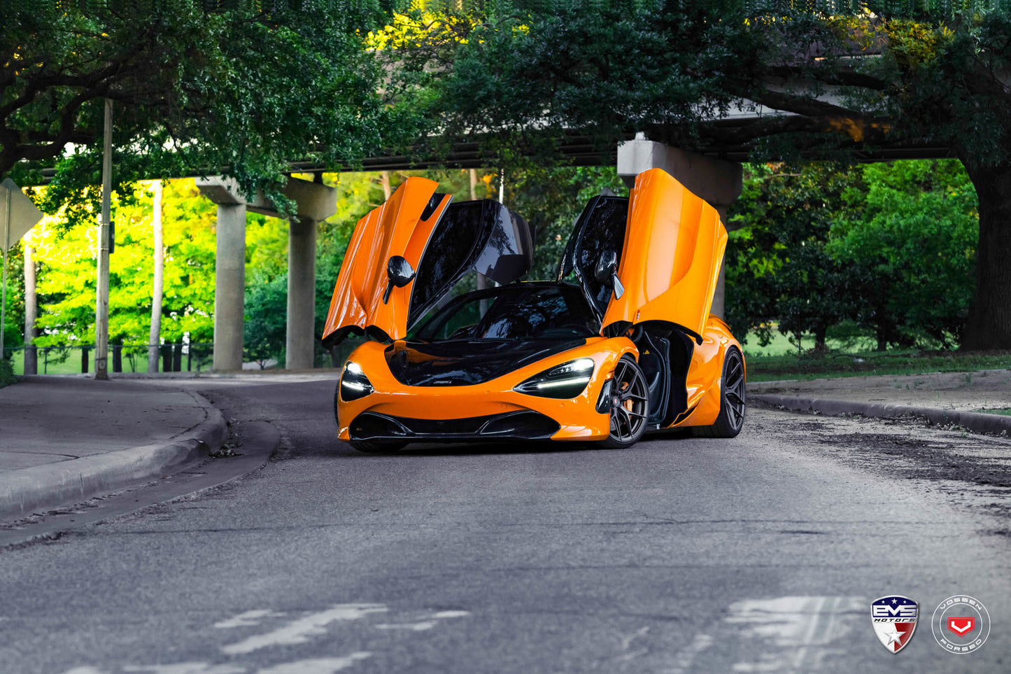 Vossen S21-01 Wheel Set for McLaren 720S - 20 Inch - Matte Midnight Smoke