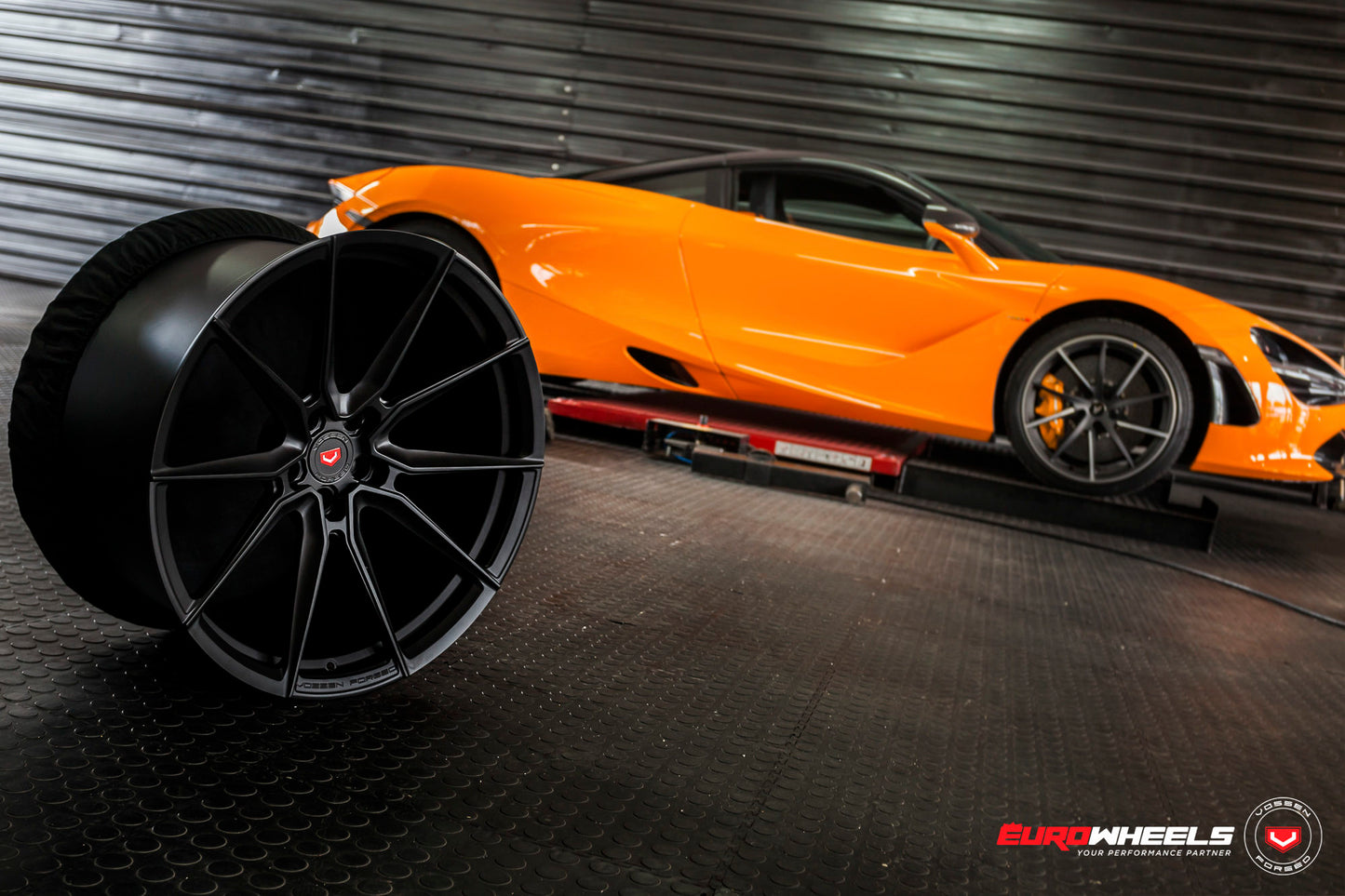 Vossen EVO-2 Wheel Set for McLaren 720S - 20 Inch - Satin Black