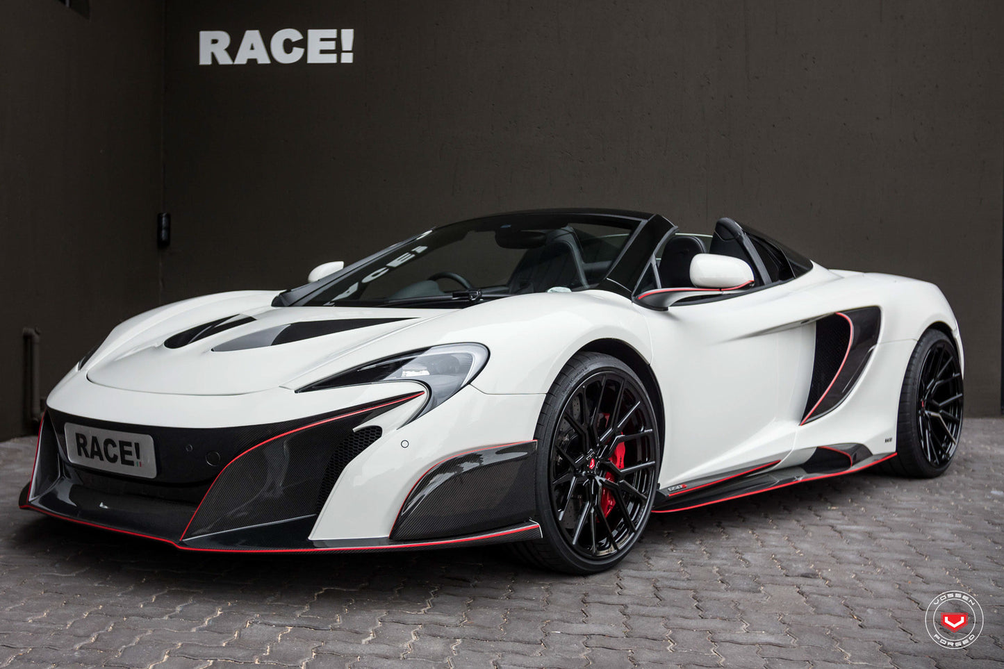 Vossen M-X3 Wheel Set for McLaren 650S - 20 Inch - Gloss Black