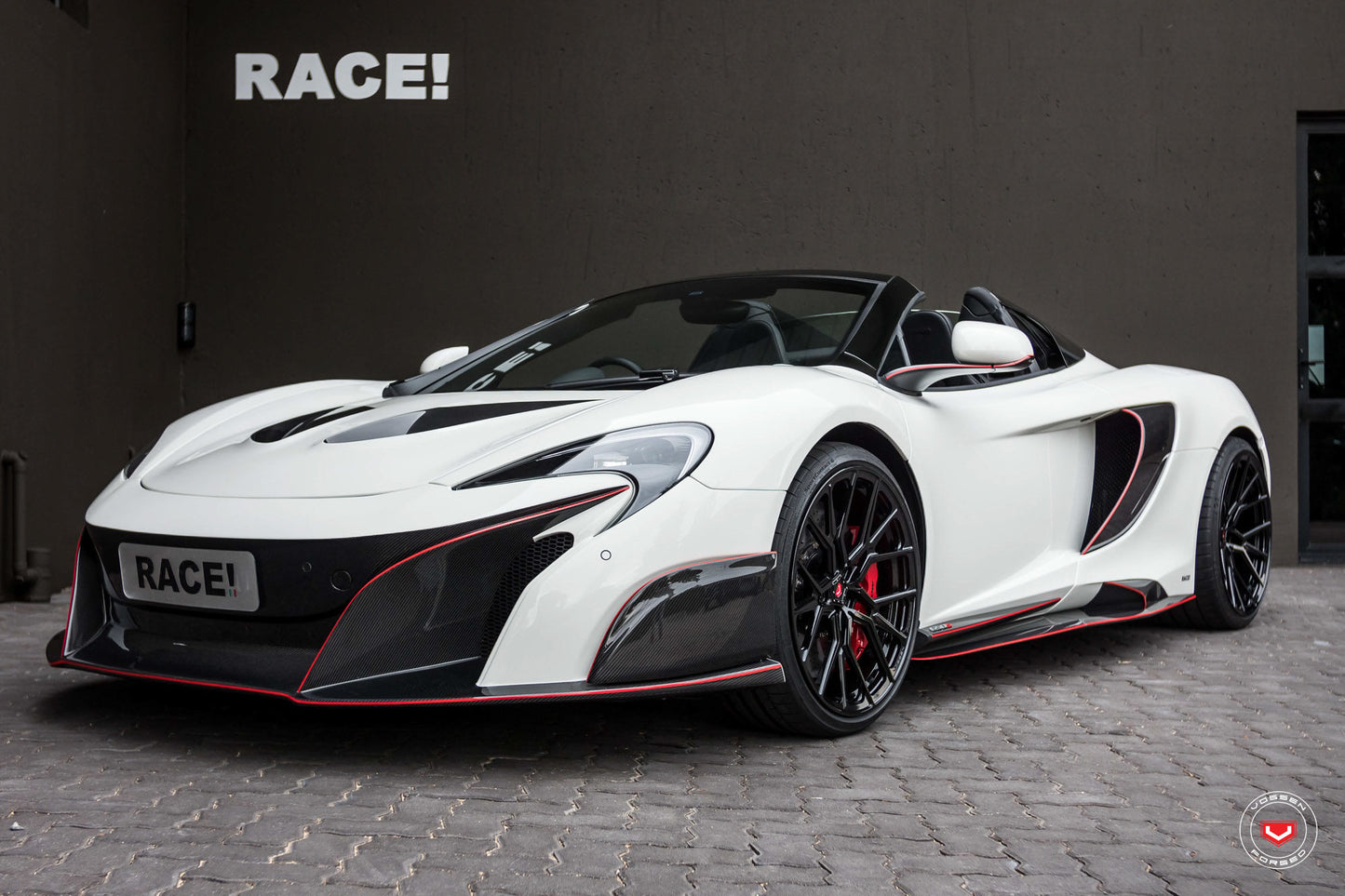 Vossen M-X3 Wheel Set for McLaren 650S - 20 Inch - Gloss Black