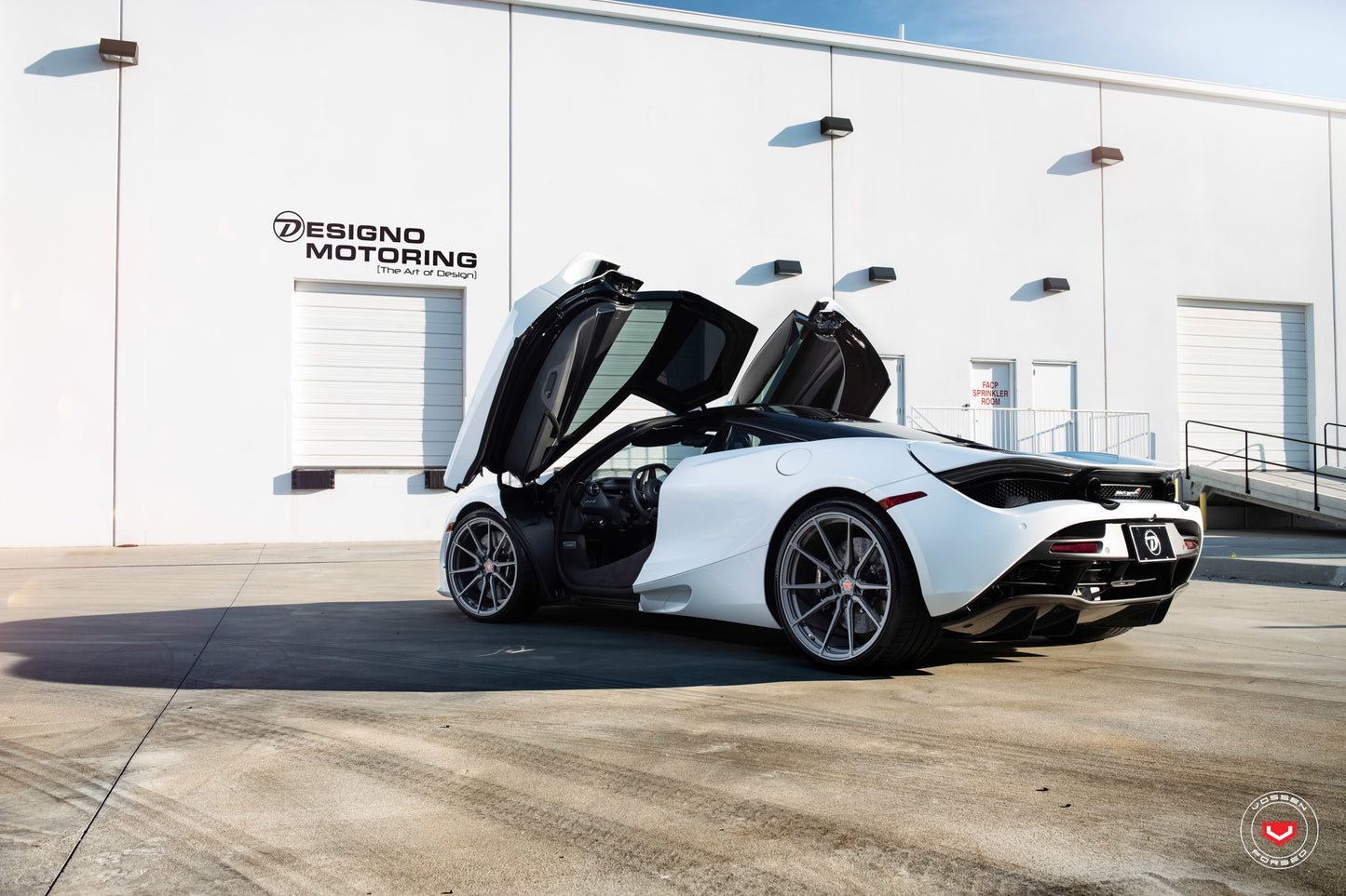 Vossen M-X2 Wheel Set for McLaren 720S - 20 Inch - Textured Gunmetal