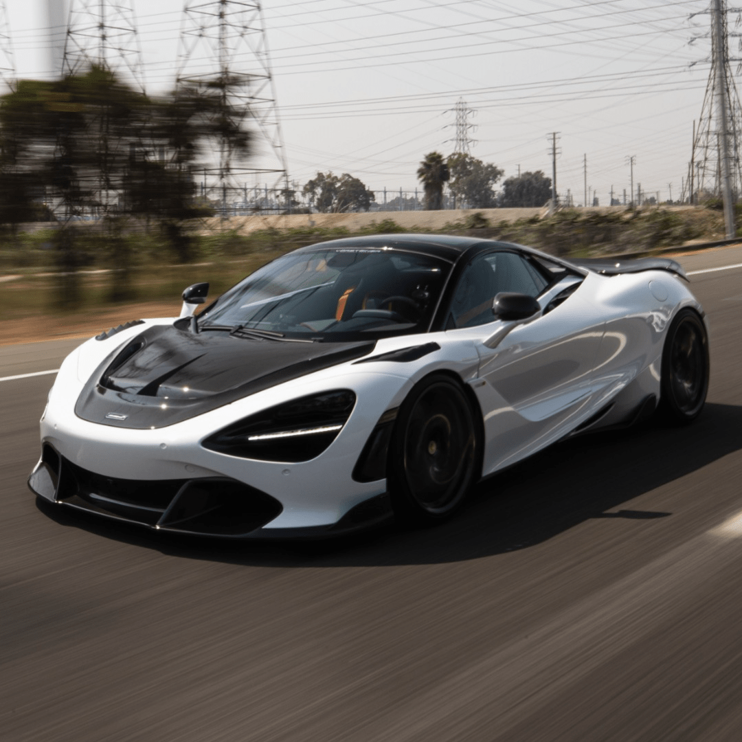Vorsteiner McLaren 720S Spyder Silverstone Edition Aero Front Fenders w/ Integrated Vents.