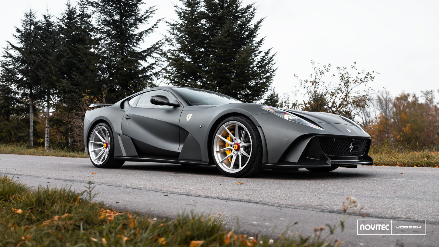Vossen NF10 Wheel Set for Ferrari 812 Superfast - 21 Inch - Satin Silver