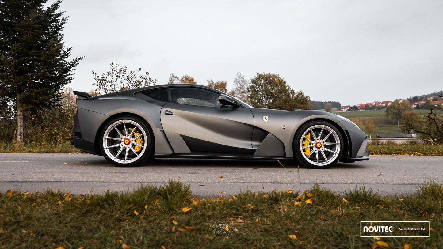 Vossen NF10 Wheel Set for Ferrari 812 Superfast - 21 Inch - Satin Silver