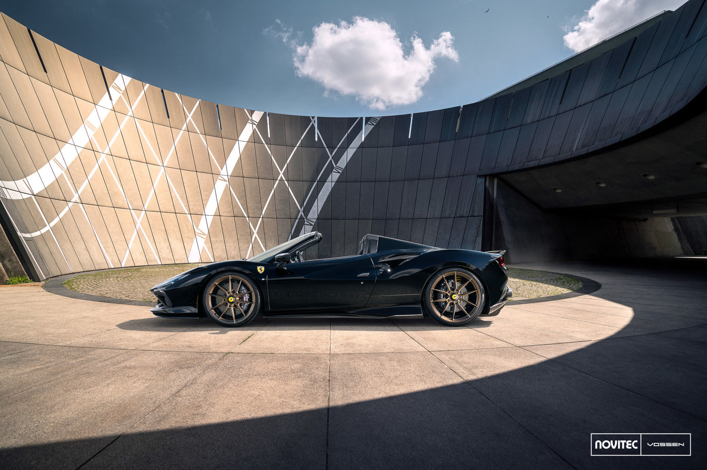 Vossen NF10 Wheel Set for Ferrari F8 - 21 Inch - Gloss Bronze