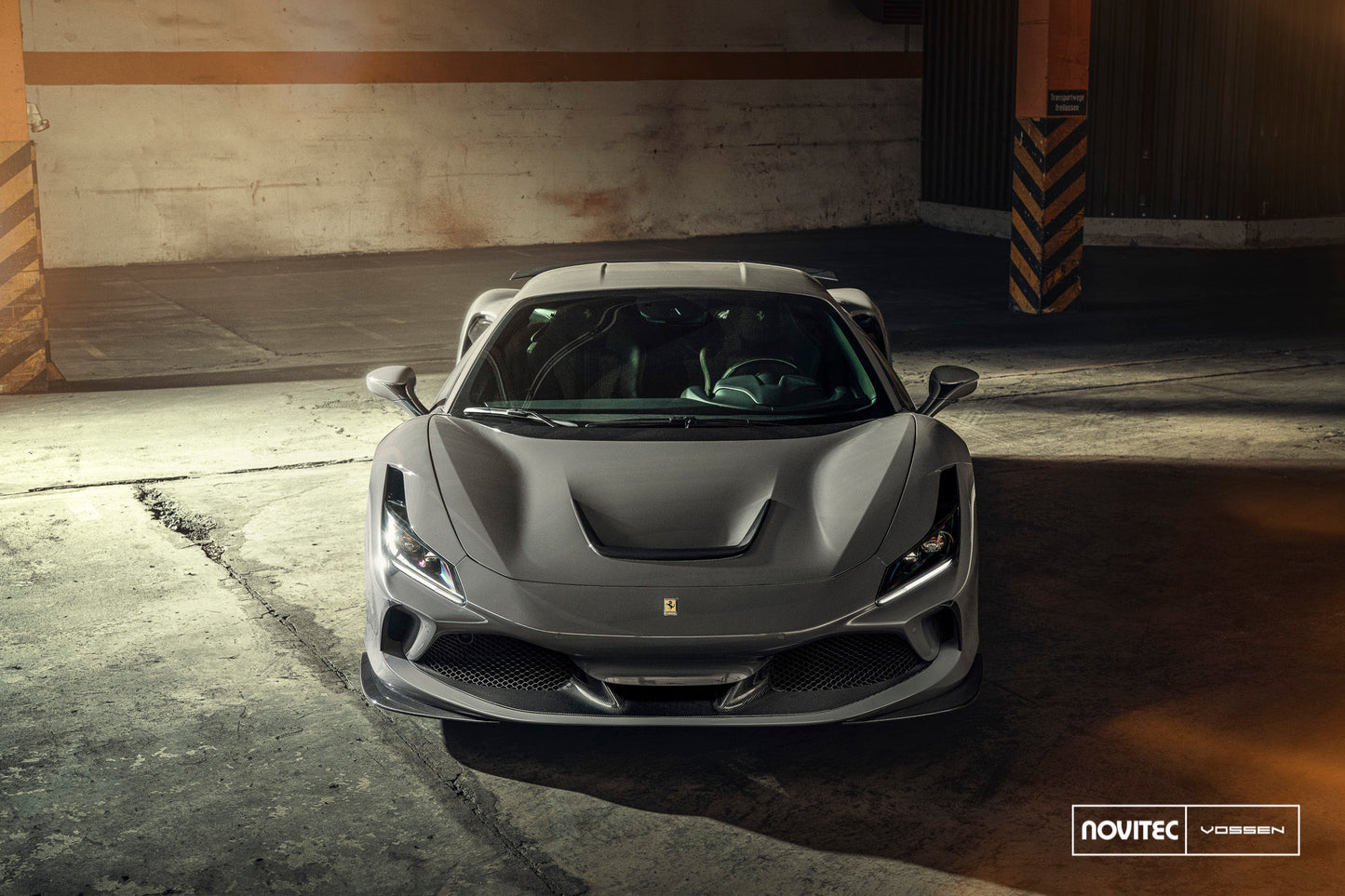 Vossen NF10 Wheel Set for Ferrari F8 - 21 Inch - Matte Brickell Bronze