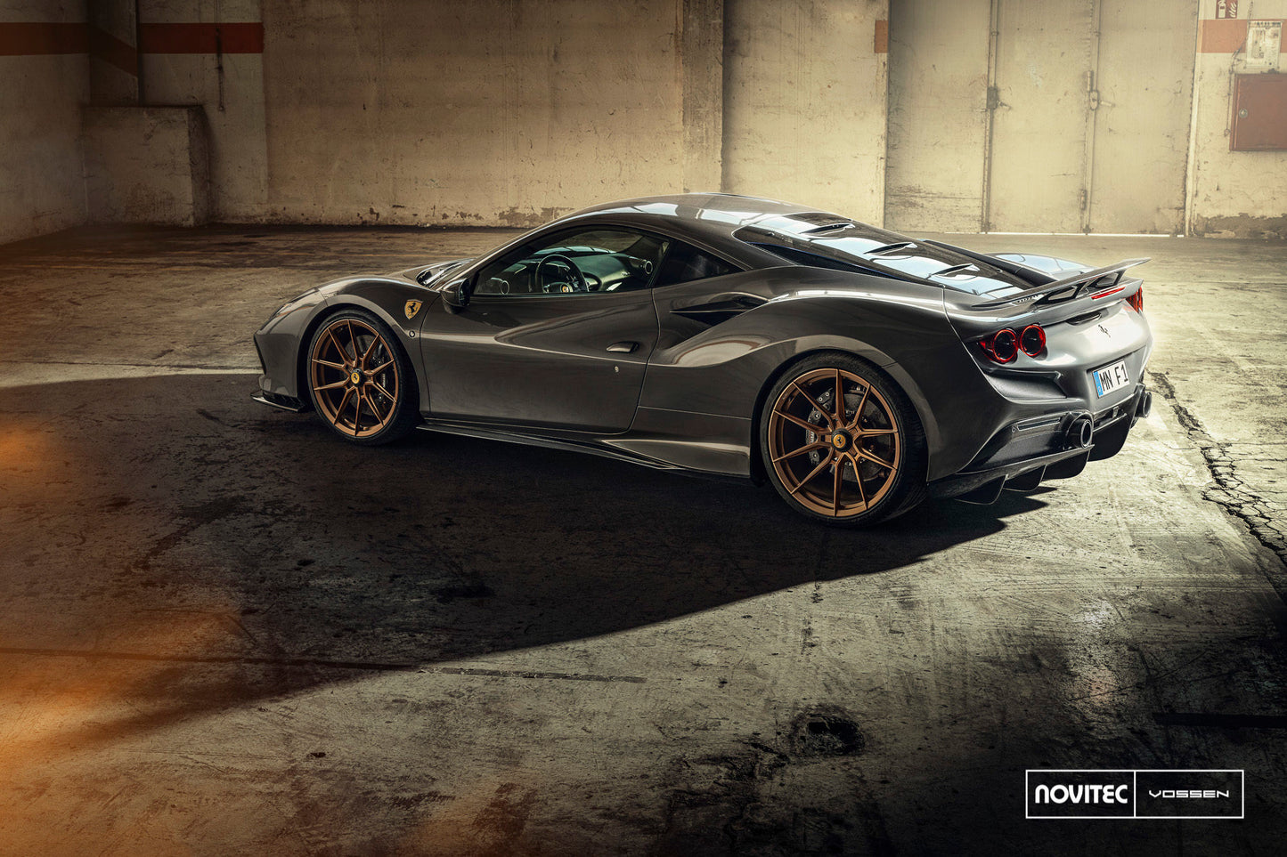 Vossen NF10 Wheel Set for Ferrari F8 - 21 Inch - Matte Brickell Bronze