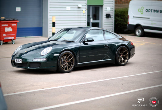 Vossen S21-01 Wheel Set for Porsche 911 - 20 Inch - Satin Bronze