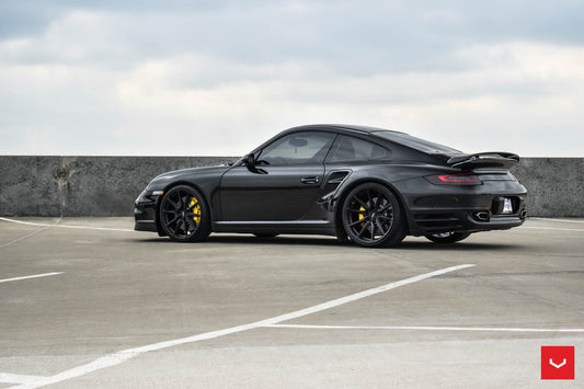Vossen HF-3 Wheel Set for Porsche 911 - 20 Inch - Satin Black