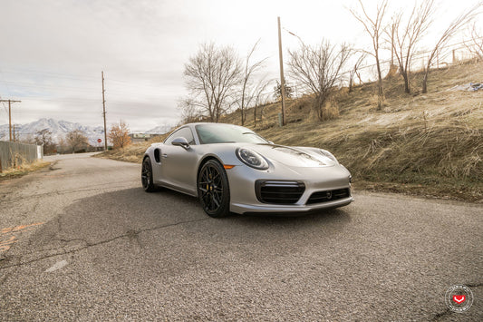 Vossen EVO-5R Wheel Set for Porsche 911 - 20 Inch - Satin Black