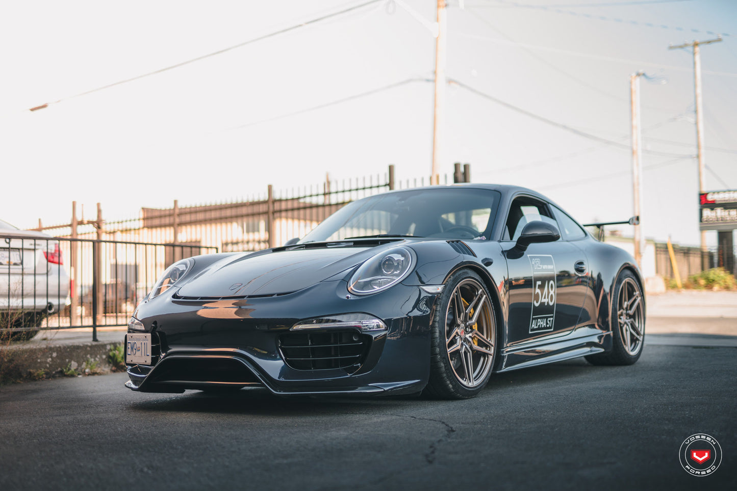 Vossen M-X1 Wheel Set for Porsche 911 - 20 Inch - Platinum