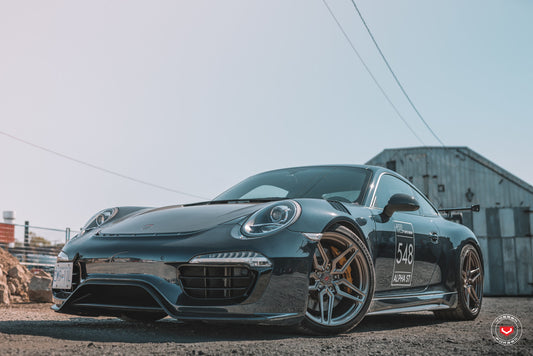 Vossen M-X1 Wheel Set for Porsche 911 - 20 Inch - Platinum