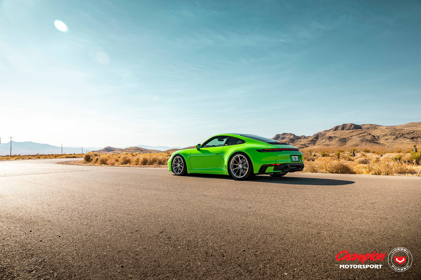 Vossen RS92 Wheel Set for Porsche 911 - 20 Inch - Light Smoke