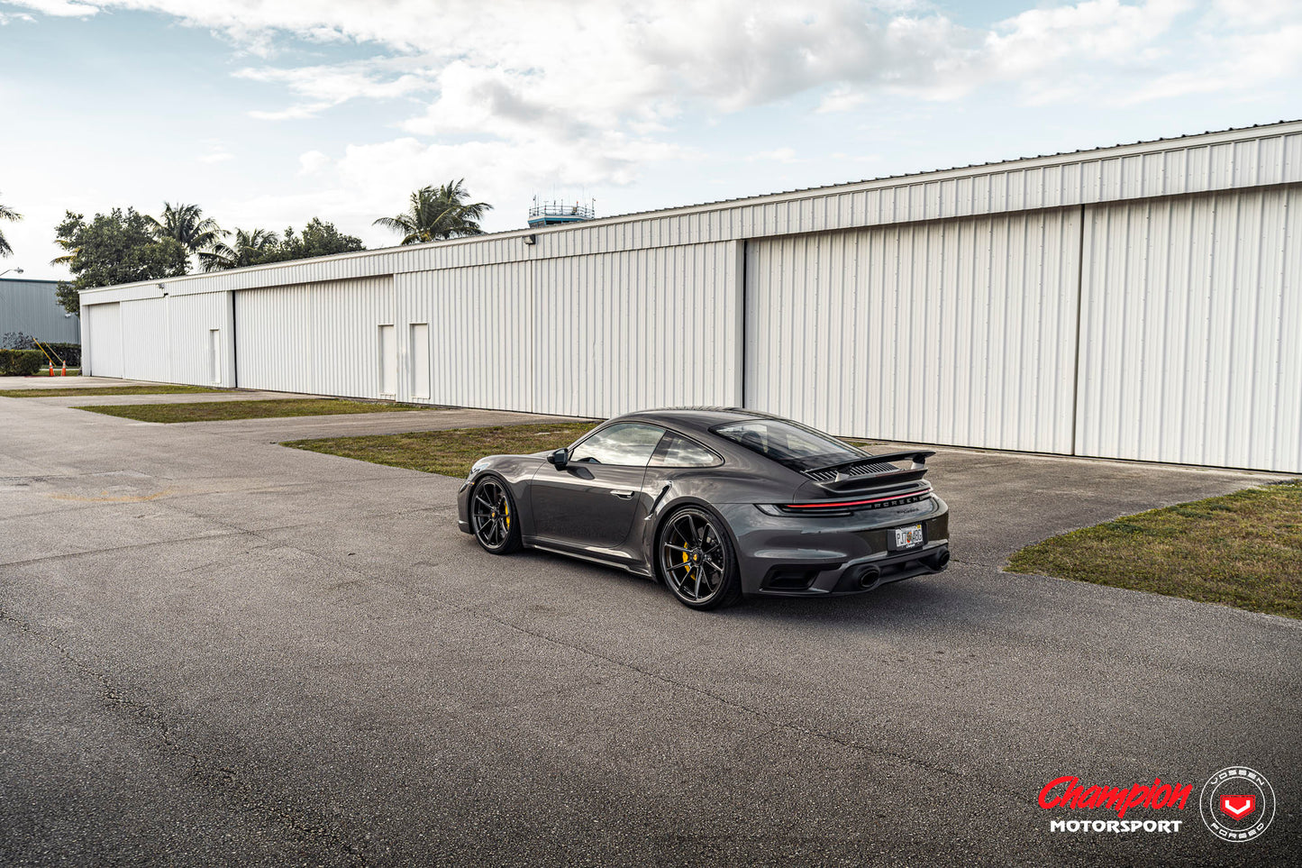 Vossen RS92 Wheel Set for Porsche 911 - 21 Inch - Dark Smoke