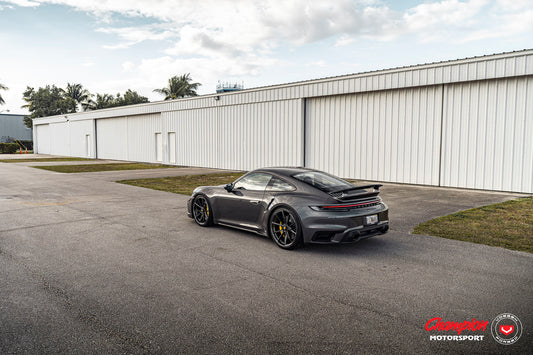 Vossen RS92 Wheel Set for Porsche 911 - 21 Inch - Dark Smoke