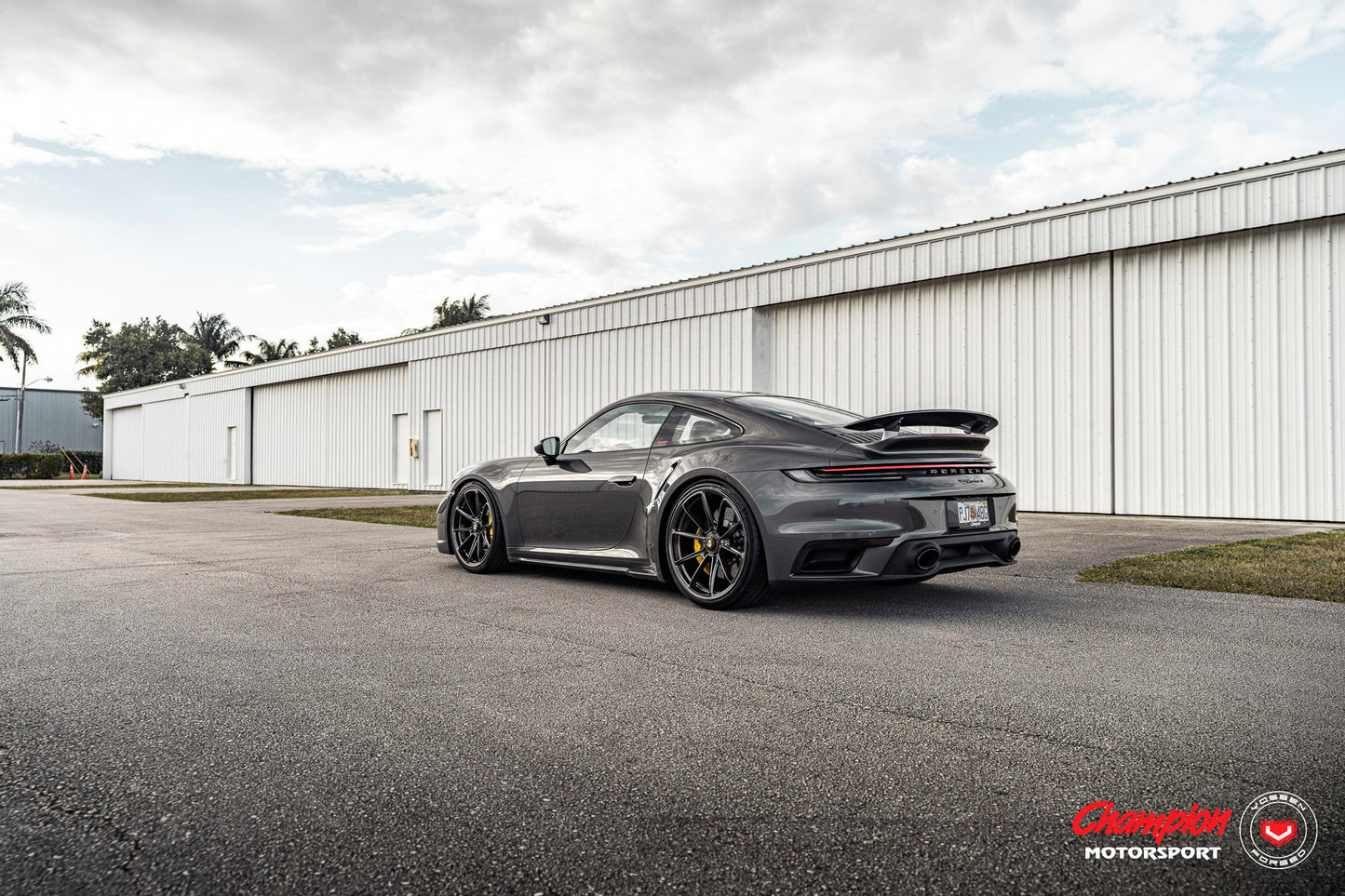 Vossen RS92 Wheel Set for Porsche 911 - 21 Inch - Dark Smoke