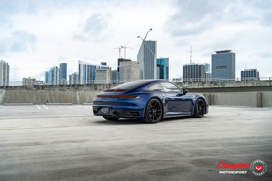 Vossen RS92 Wheel Set for Porsche 911 - 20 Inch - Satin Black