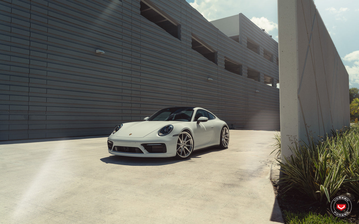 Vossen EVO-2 Wheel Set for Porsche 911 - 21 Inch - Gloss Clear