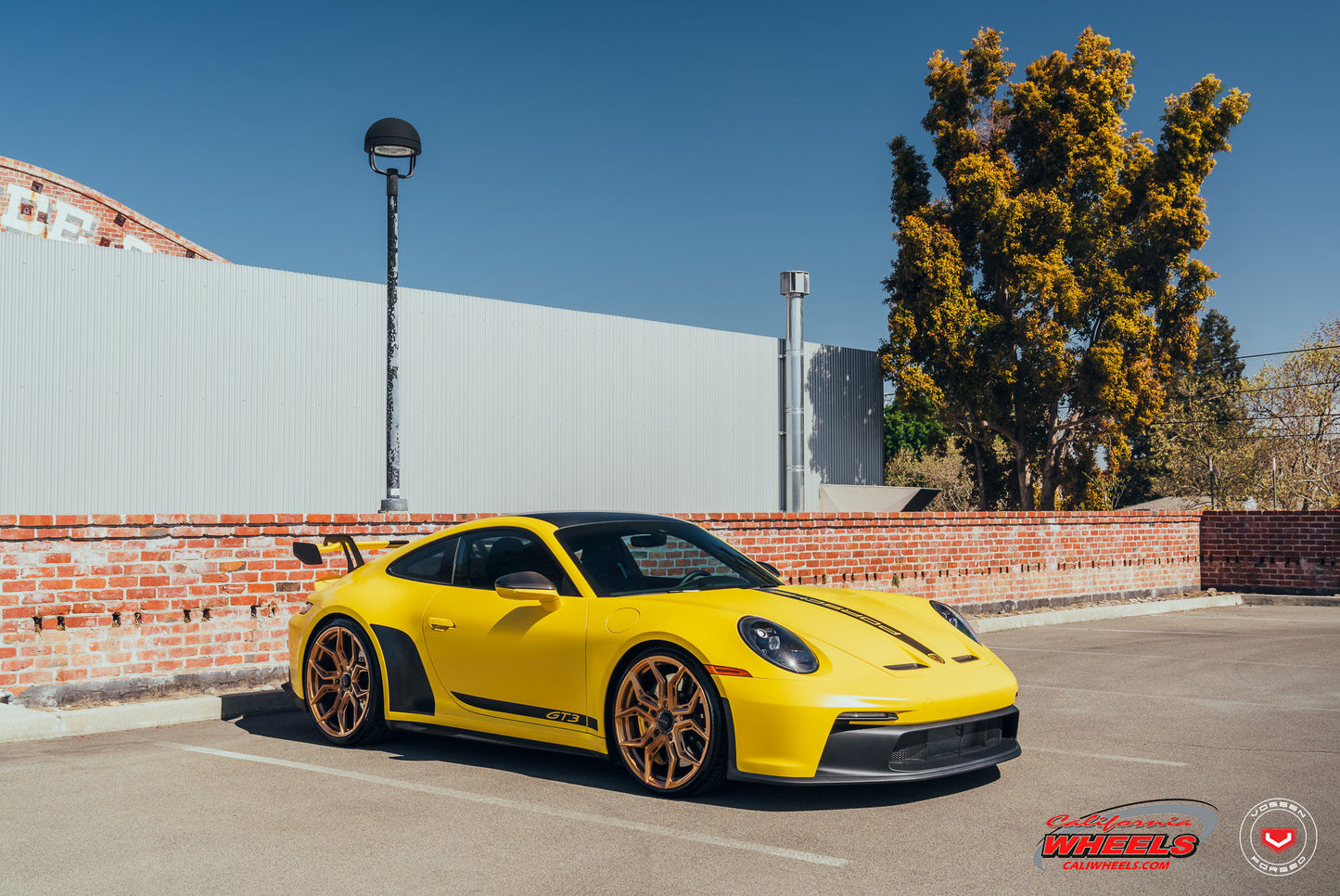 Vossen EVO-3R Wheel Set for Porsche 911 - Brickell Bronze