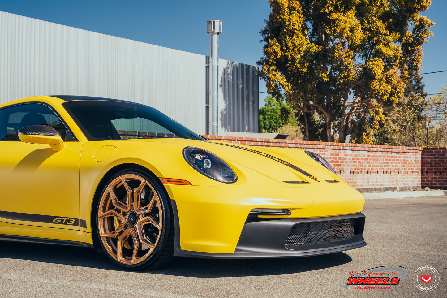 Vossen EVO-3R Wheel Set for Porsche 911 - Brickell Bronze